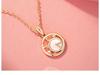 Women's 925 Silver Time Necklace Pendant - Fashionable Clavicle Chain Jewelry Christmas Gift for Girlfriend or Wife