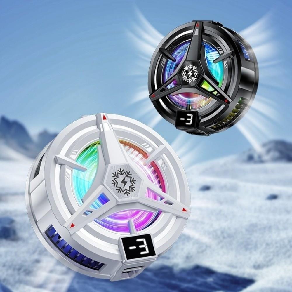 Rechargeable Mobile Phone Cooler With Back Clip Cooling Fan Magnetic Phone Radiator  Streaming