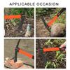 Garden Pick Mattock, Fiberglass Handle, for Soil Breaking Planting Camping Landscaping Home Excavation Trail Maintenance