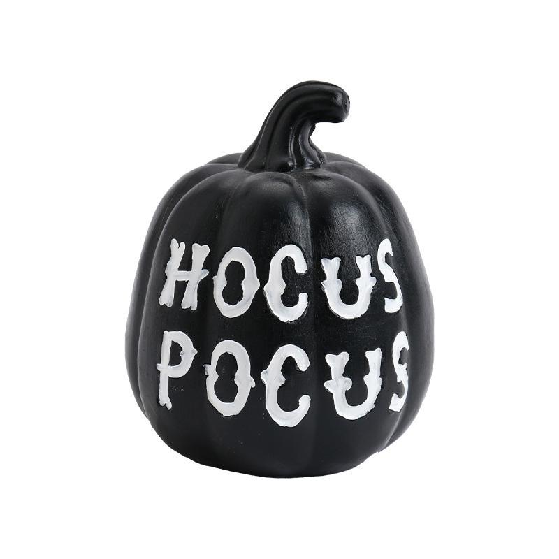 Halloween Kürbis Harz Ornamente Horror Atmosphäre Dekor Requisiten Festival Party Desktop Dekoration Handwerk für Home Garten