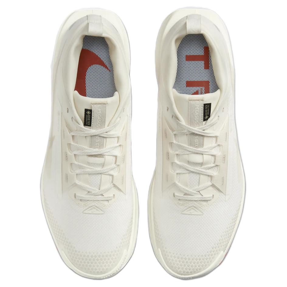 Nike Pegasus Trail 5 GORE-TEX Sail Picante Red Men Sneakers Cream Light-Orewood-Brown FQ0908-100