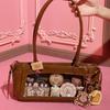 FlowersKnow Cupido Orsetto Dolce Viso Polvere con Blush Illuminante Ciondolo Lunga Durata Portatile Trucco Decorazione
