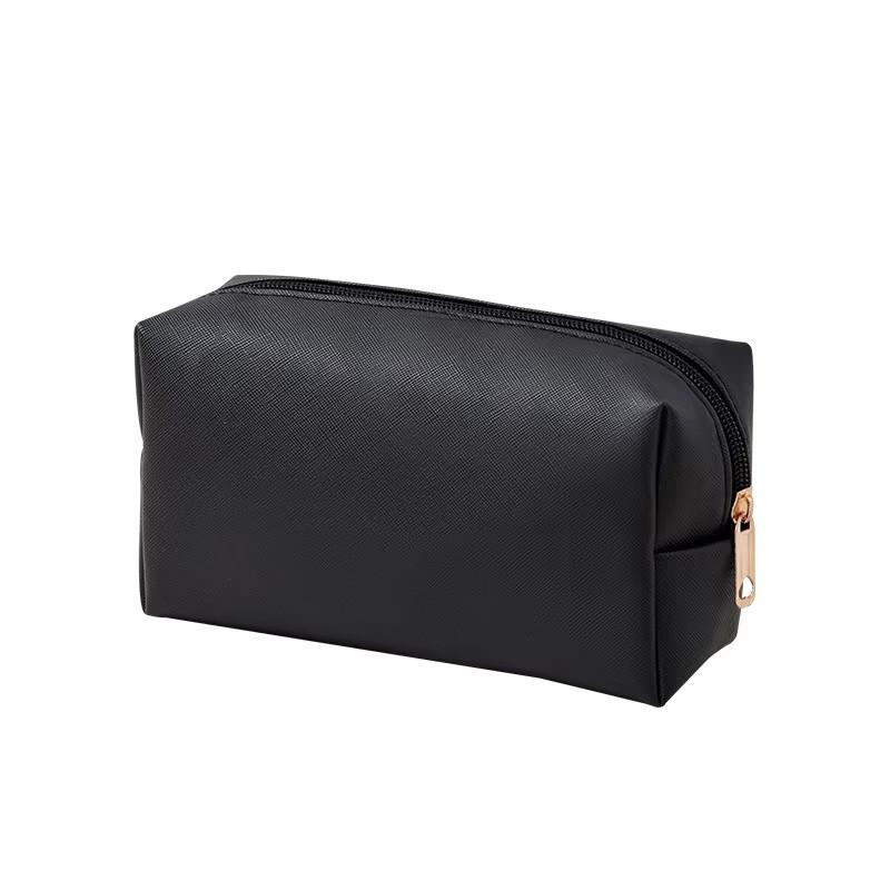 Large Capacity Handheld Makeup Bag Octagonal Travel Cosmetic Organizer Premium Feel чёрный