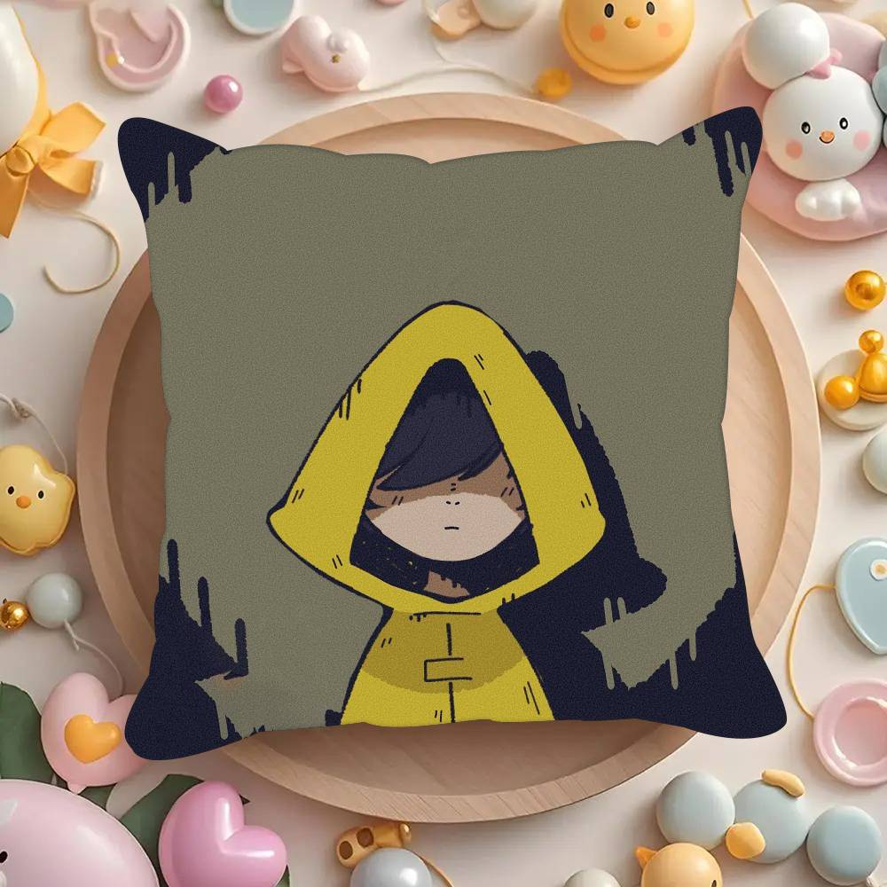 Game L-Little Nightmares Horror Pillowcases cushion covers living room sofas home decor gifts