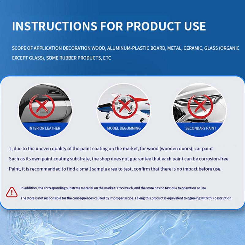 Adhesive Remover Spray Metal Wood Car Emblem And Label Removal Car Label Remover Safe For Glass Advertising Sticker Glue Remover