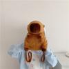 Plush Capybara Capybara Plush Backpack Animal Cartoon Cartoon Shoulder Bag  Unisex