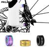 RISK Fahrrad Integrierte Scheibenbremse Einstellscheibe M6 Titanschraube Spacer Mountain Folding Bike Bremsklemme XT Scheibenbremse