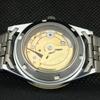 Repasované vintage pánské hodinky Seiko s průhledným zadním krytem, ​​japonské a305118-9