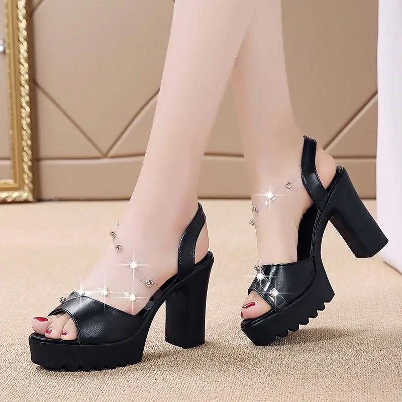Fashion Sandals for Women Wedge With Platform Waterproof Outdoor Shoe Comfortable and Elegant Sandal 2025 Luxury Comfort Vip Woman Shoes