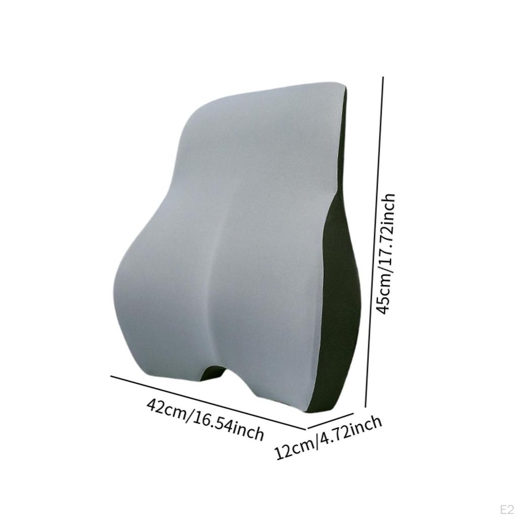 Lumbar Pillow for Office Chair Multifunction Portable Ergonomic Car Seat Cushion Back