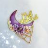Pack of 5 Cake Toppers Set Cupcakes Toppers Eid Theme Food Safe Cake Pick Baking Accessories for Creative Party Decors