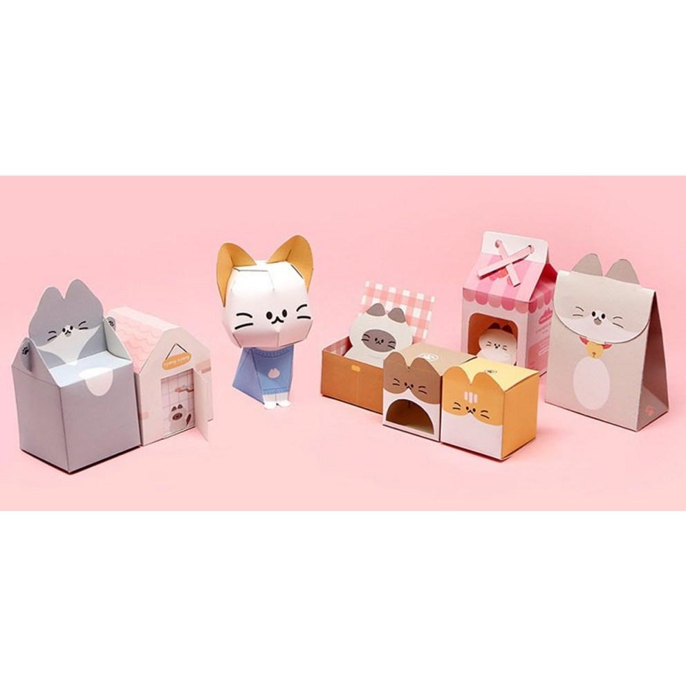 Pinkfoot 4000 Uroczy Kot Zestaw do Robienia Papierowych Zabawek