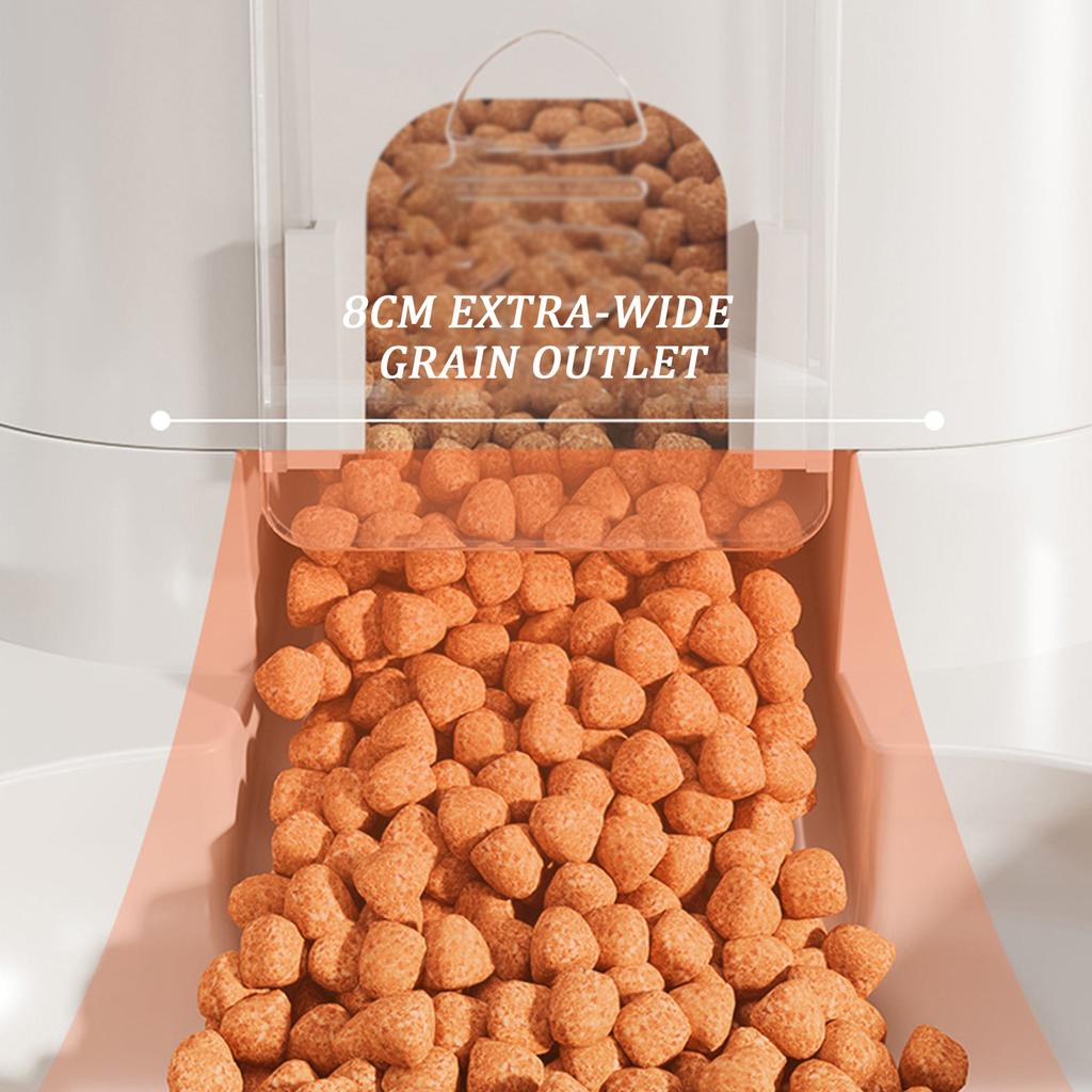 Integrated Bowl,type Automatic Feeding Water Dispenser, Automatic Water Supply, No Battery Required, Easy To Clean, 2,in,1 Pet Feeder