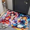 Classic T-Touhou P-Project Floor Mat INS Style Soft Bedroom Floor House Laundry Room Mat Anti-skid Household Carpets