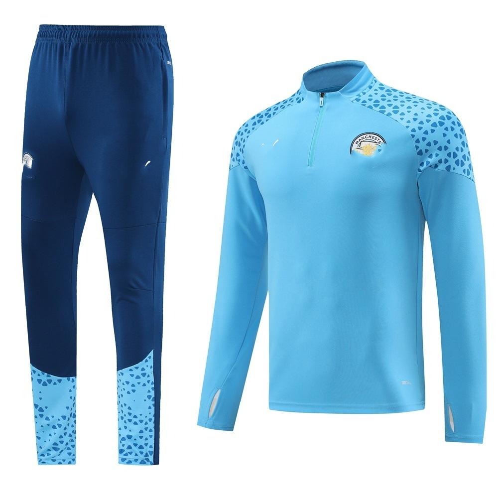 Half-Pull Long-Sleeved Set, Football Jersey, Training Jersey, Appearance Jersey, Casual, Breathable, Comfortable And Fashionable