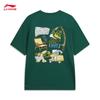 Li-Ning Unisex Letter Print Round Neck T-Shirt ATSW295