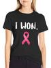 Breast Cancer Survivor T-Shirt I Won Pink Ribbon Victory Unisex Graphic Tee