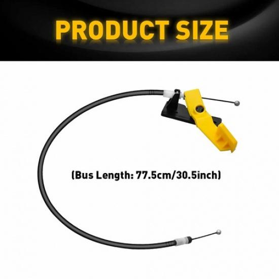 Hood Release Cable Latch Hood Lock Control Cable For 2015- Jeep Renegade