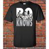 T-shirt Bo Jackson Bo Knows Raiders Pattern Stampa Interessante Manica Corta Uomo Casual Oversize Unisex Harajuku alta qualità
