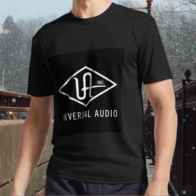 Neues Uaudio Logo T-Shirt Active T-Shirt Logo Herren T-Shirt lustig Größe S bis 5XL