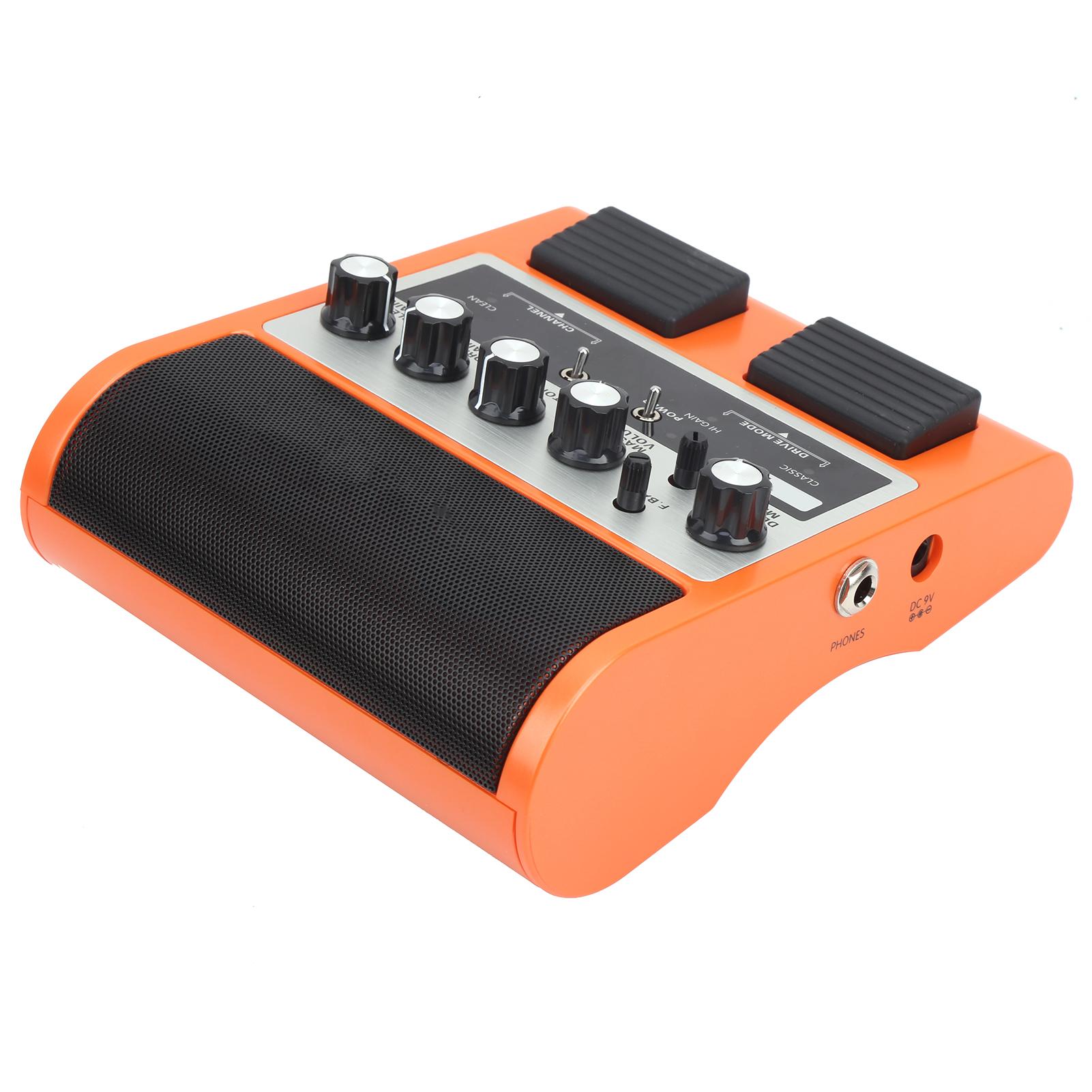 Pedal Guitar Amplifier Rechargeable for Musical Instrument Accessories 8W