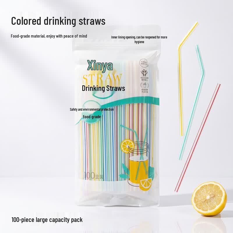 Xin Ya Colorful Art Paper Straws