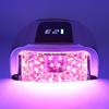UV Nail Light 96W 42 Light Chips Rechargeable Nail Curing Lamp Nail Dryer for Gel Polish Silver Plating Color 100‑240V EU Plug
