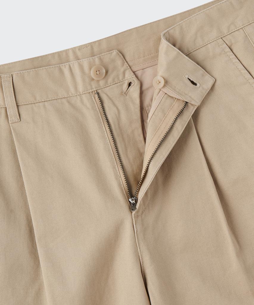 MUSINSA STANDARD One-Tuck Regular Fit Chino Pants [Classic Beige]