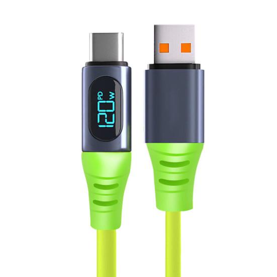 

240W Data Cable E-MARKER Mobile Device Fast Charge Wire with Smart Chip High-Speed Data Transfer 480Mbps Charging Cable 120W