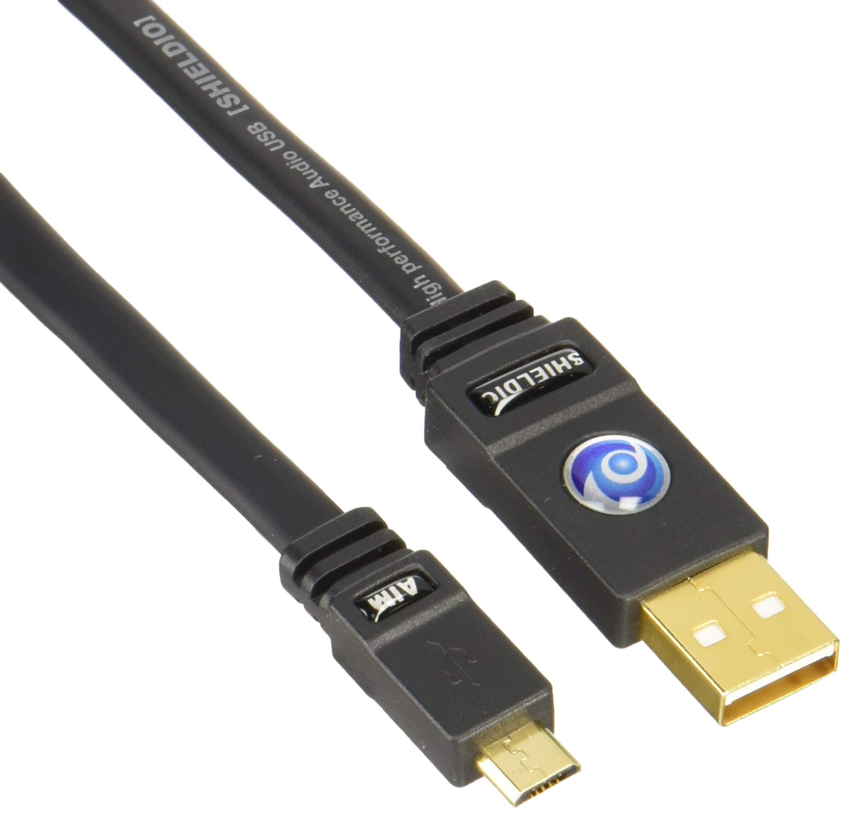 

Аудиокабель USB серии AIM SHIELDIO 2 м (А-МикроБ) UM1-C020