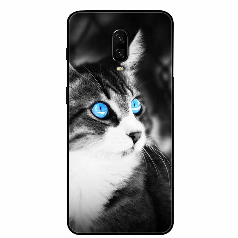 For Oneplus 6T Case Silicone Lovely TPU Soft Phone Cover for One Plus 6 6T Protective Back Shells oneplus6T Cute Cats Funda Capa