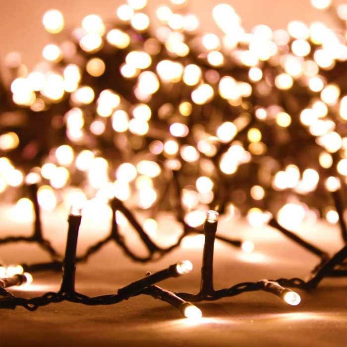 VidaXL Guirlande à LED Compacte avec 400 LED Décoration de Noël Ornement de Vacances Décoration de Fête Intérieur Blanc 343254