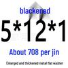 Round Blackened Thickened Metal Washer (M4-M16)