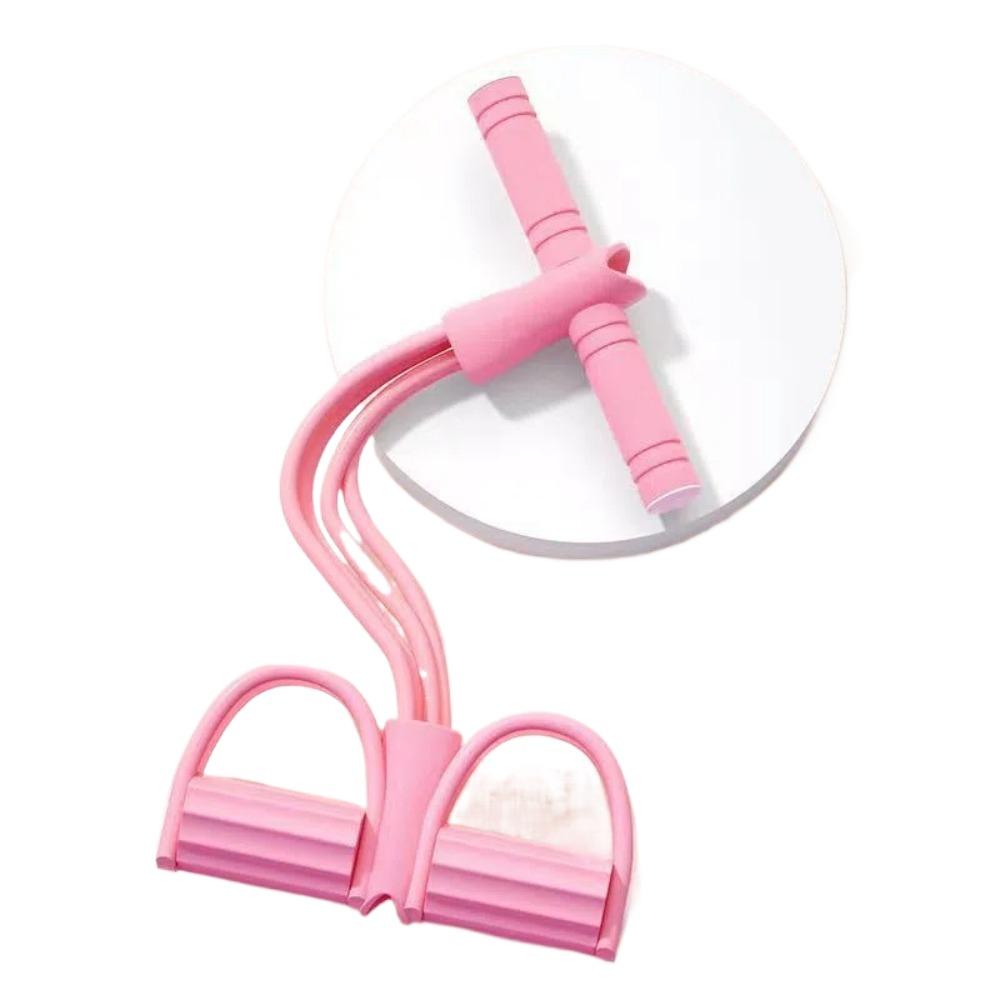 6-Tube Resistance Bands Fitness Equipment Set with Foam TPE Yoga Pedal Puller Sport At Home Shoulder Opening 8-Line Tension Rope