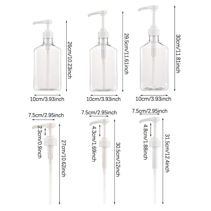 Μπουκάλι κέτσαπ 1100 ml με σιρόπι καφέ πολλαπλών λειτουργιών μπουκάλι σάλτσας μελιού με αντλία