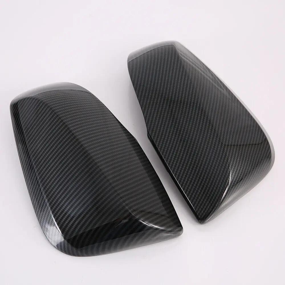 ABS Carbon Fiber Side Door Rearview Mirror Cover Trim Cap Decor Shell For Toyota Corolla Cross 2022 2023