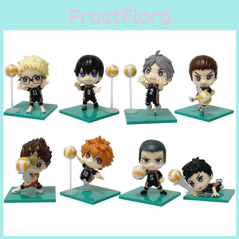 Haikyuu Volleyball Collection Pvc Model Set With Collectible Figurines For Fans