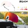 Scvcn Photochromic Sunglasses Cycling Blue Outdoor Sports Bike Glasses Red Man MTB Fishing Glasses Eyewear Bicycle Goggles 2024