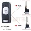 Funda para Llave de Coche para Mazda 3 5 6 8 CX-3 RX8 Miata CX5 CX7 CX9 CX-5 CX-7 CX-9 MX-5 MX5 Miata RX-8 X-5 Summit Axela Atenza M3 M6