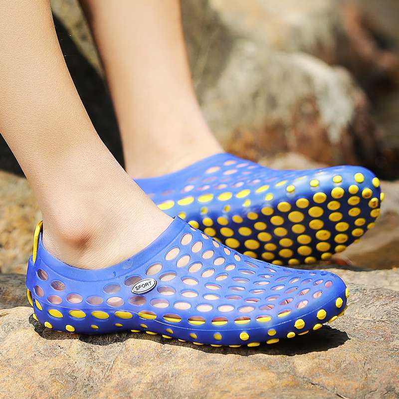 Parent-child children's beach shoes men's and women's summer non-slip soft-soled wading shoes small medium and older children's sandals bird's nest