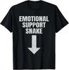 Emotional Support Snake Dirty Joke Adult Humor T-Shirt