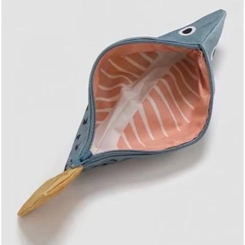 Small Fish Grouper Storage Bag Versatile and Funny Creative Storage Bag Epinephelus Pencil Case