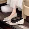 Fashion Pointed Toe Shoes Woman Comfortable And Elegant All-Match Female Footwear Increas Height Clogs Platform Autumn Dress Boat Creepe