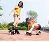 KSANA Setsuna Double-Row Microfiber Leather Roller Skates - Adult Four-Wheel Inline Skates for Professional Figure Skating
