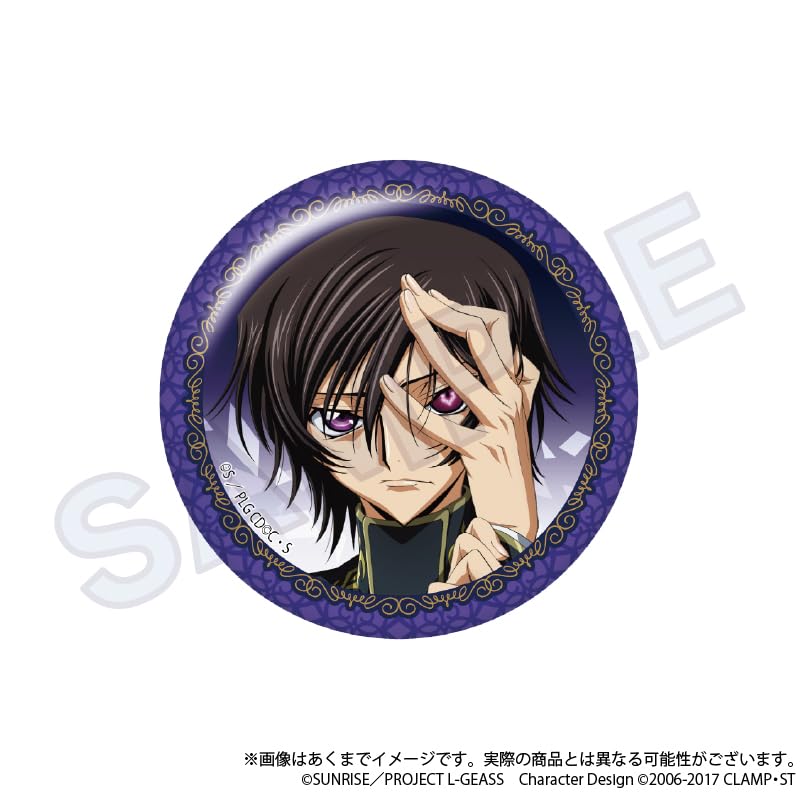 Code Lelouch of the Rebellion Lelouch Trading Collection Can Badge Box of 6 Geass ver.