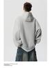 Unisex Retro Heavyweight Fleece-Lined Button-Up Hoodie: Trendy and Loose Fit