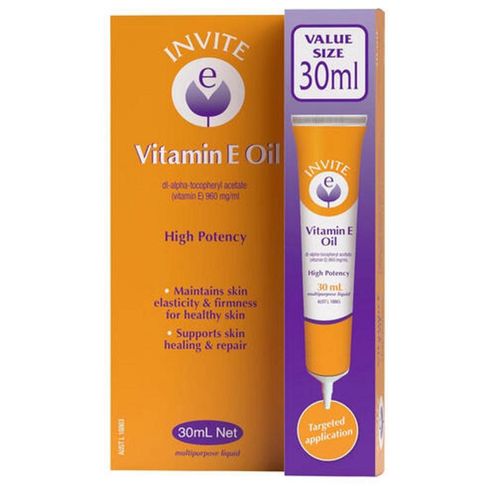 Invite E Vitamin E Pure Oil 30ml 2 pcs