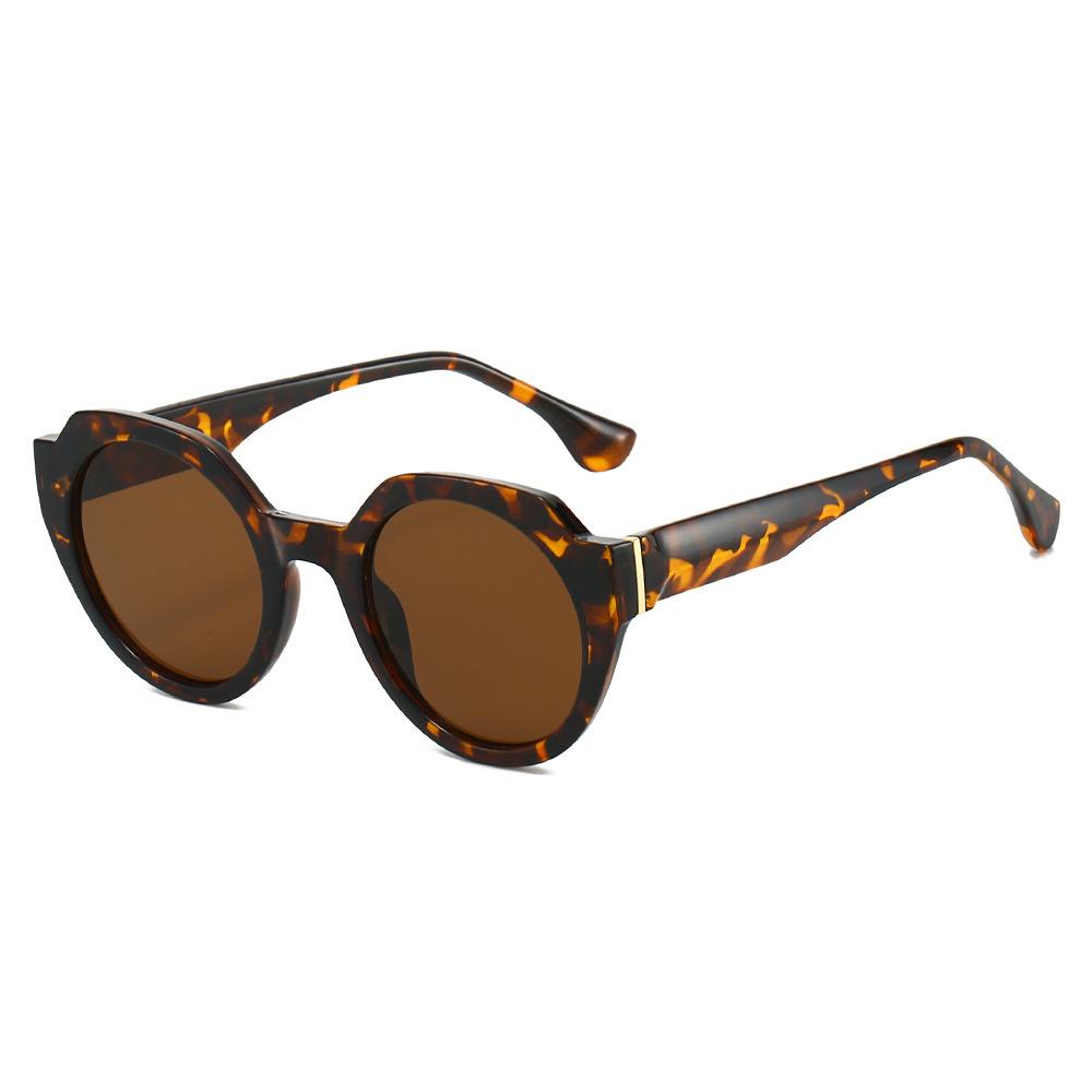 Irregular Women'S Fashion Sunglasses Simple Round Frame Sunglasses