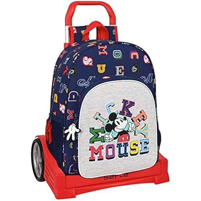 Mochila - SAFTA - Mickey Mouse - 180+Carro Evolution - Multicolore - Enfant Mixte