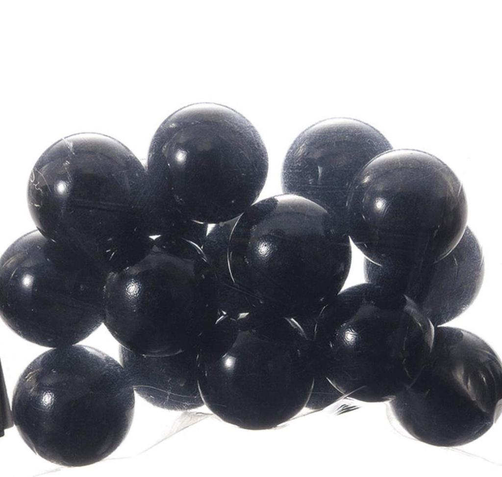 Matsuno Hobby Marbles Glass Beads Made In Japan 25mm Black 1 Bag B2376 (50 Marbles)